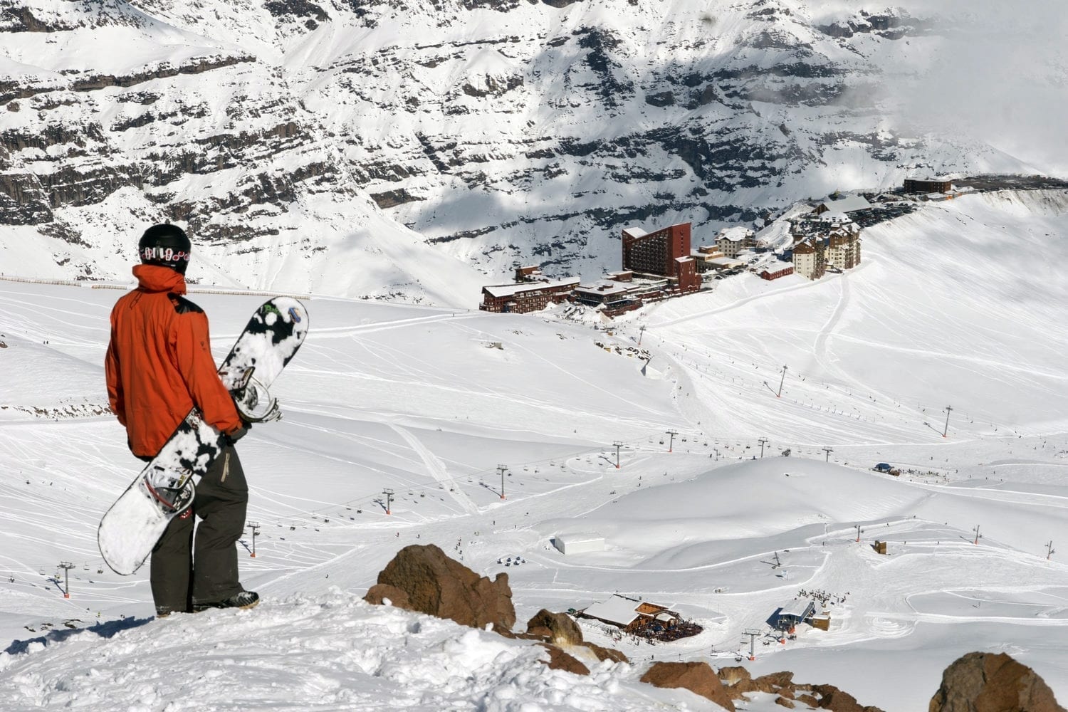 Snowboarding Valle Nevado - Chile South America